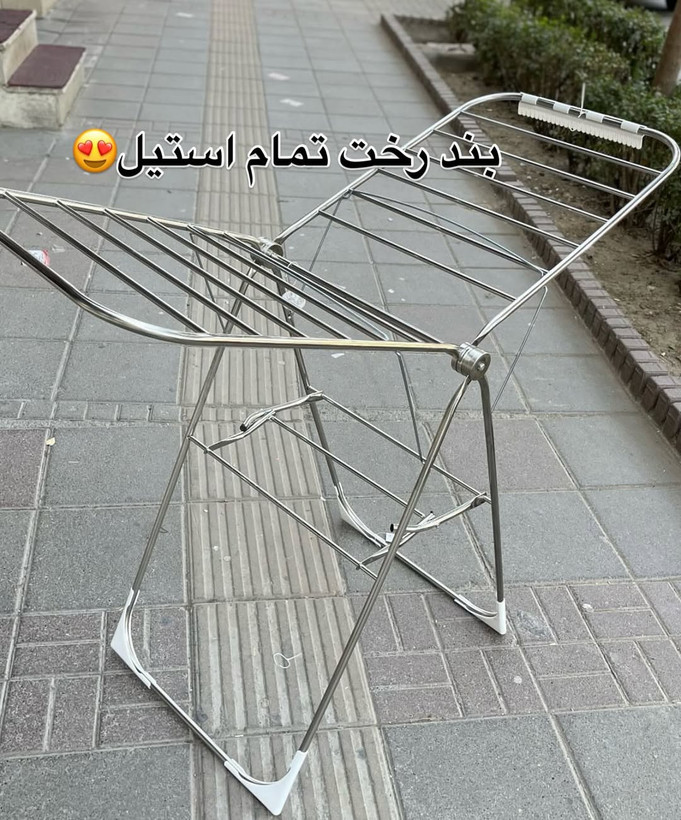 بند رخت آپارتمانی تمام استیل سینماز