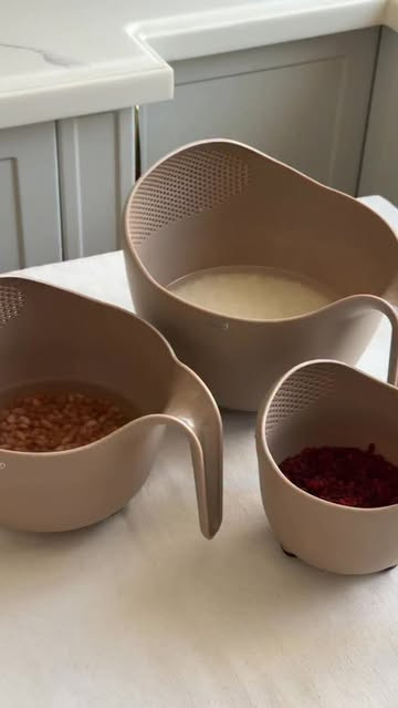 ست برنج شوی دسته دار لیمون