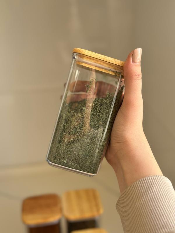 بانکه ادویه درب چوبی لیمون