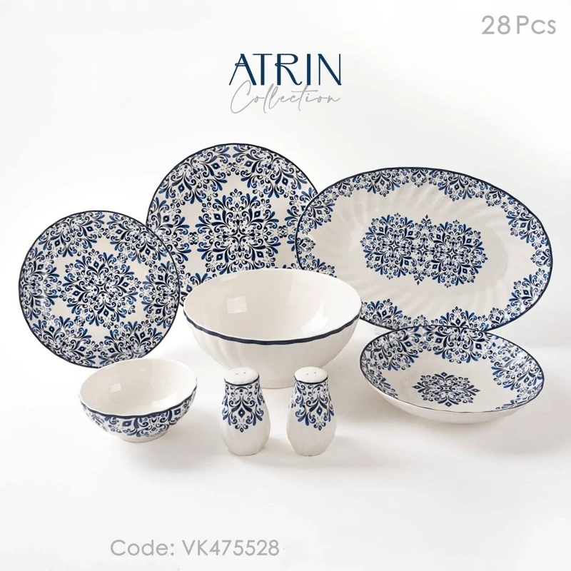 سرویس غذاخوری BVK بی وی کی 6 نفره 28 پارچه مدل ATRIN کد VK475528