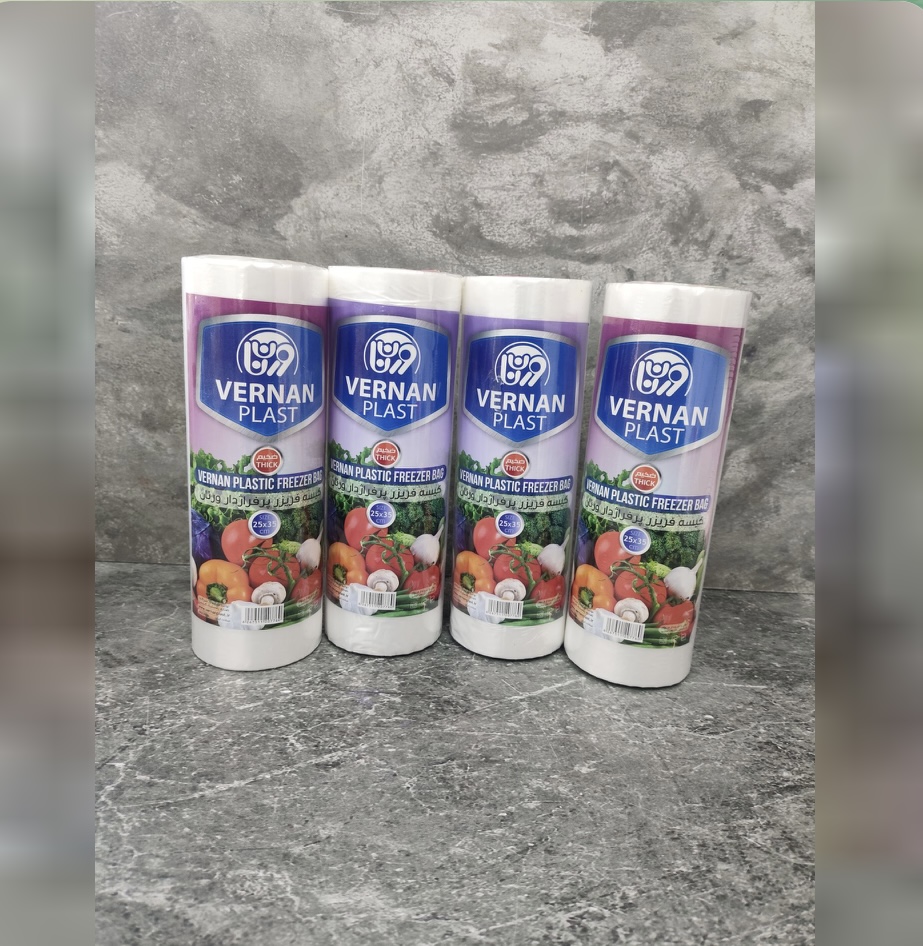 کیسه فریزر یک کیلویی ورنان
