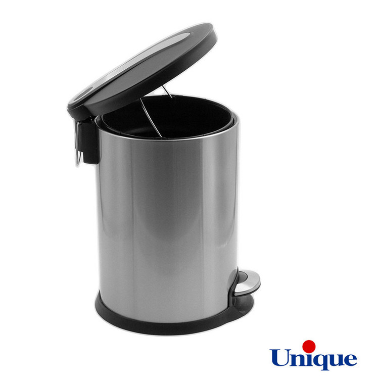 سطل زباله استیل ۱۲لیتری یونیک